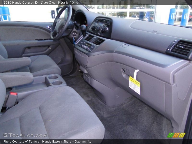 Slate Green Metallic / Olive 2010 Honda Odyssey EX