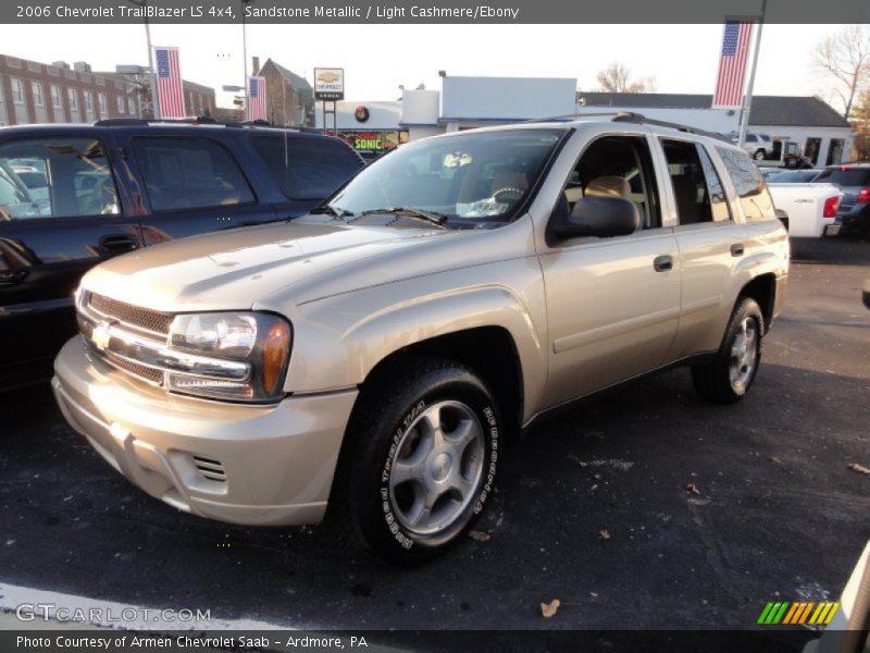 Sandstone Metallic / Light Cashmere/Ebony 2006 Chevrolet TrailBlazer LS 4x4