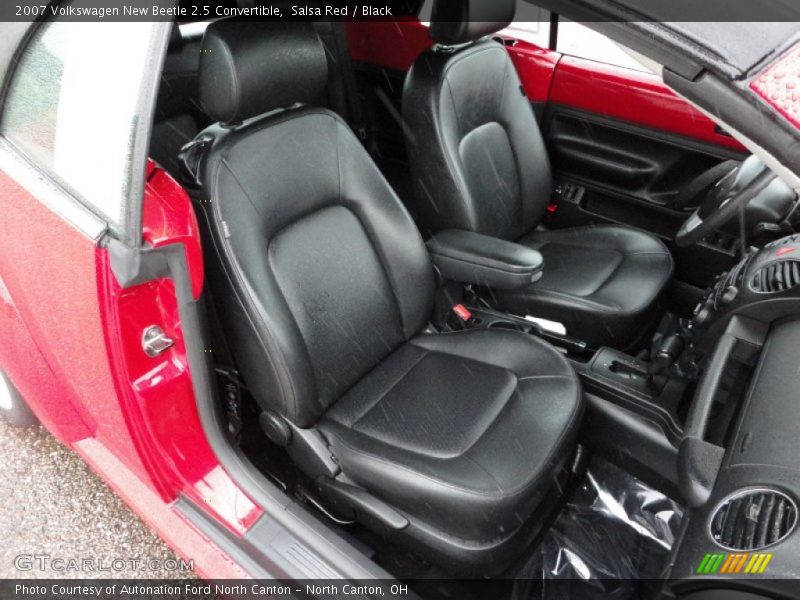 Salsa Red / Black 2007 Volkswagen New Beetle 2.5 Convertible