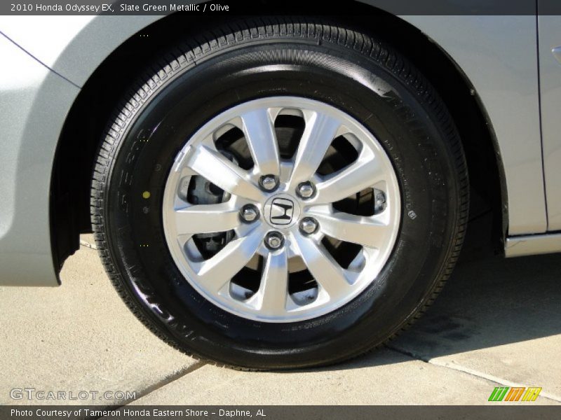 Slate Green Metallic / Olive 2010 Honda Odyssey EX