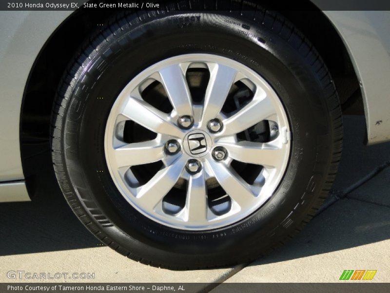 Slate Green Metallic / Olive 2010 Honda Odyssey EX