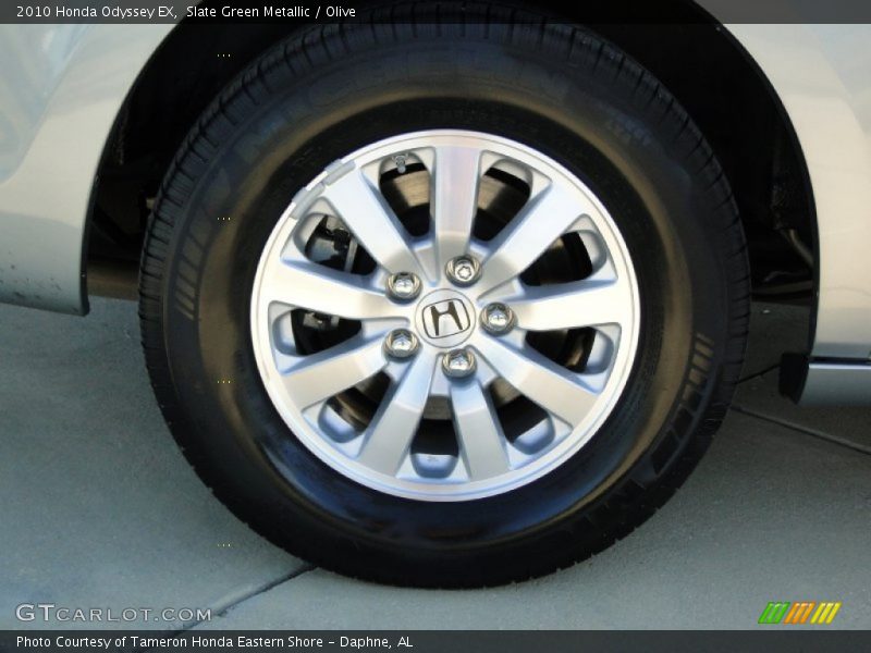 Slate Green Metallic / Olive 2010 Honda Odyssey EX