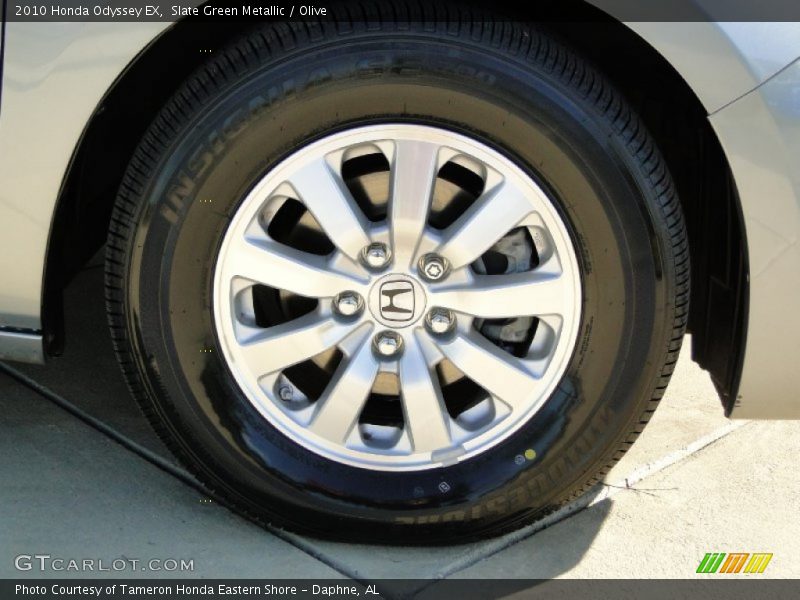 Slate Green Metallic / Olive 2010 Honda Odyssey EX