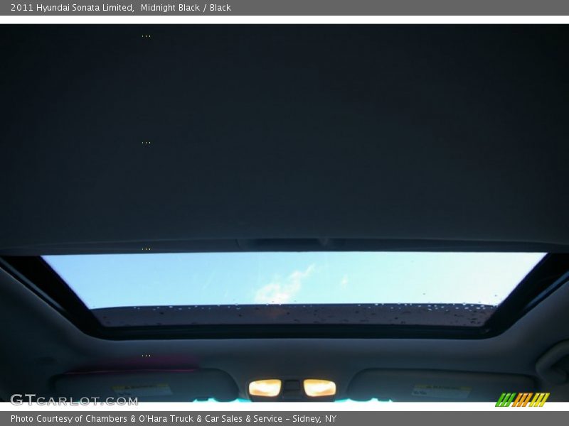 Midnight Black / Black 2011 Hyundai Sonata Limited