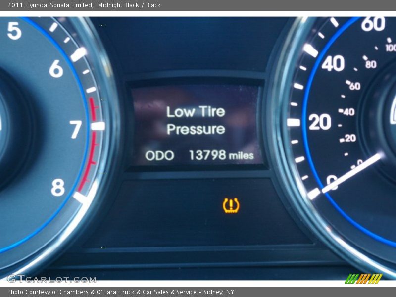 Midnight Black / Black 2011 Hyundai Sonata Limited