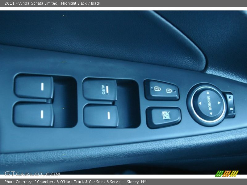 Midnight Black / Black 2011 Hyundai Sonata Limited