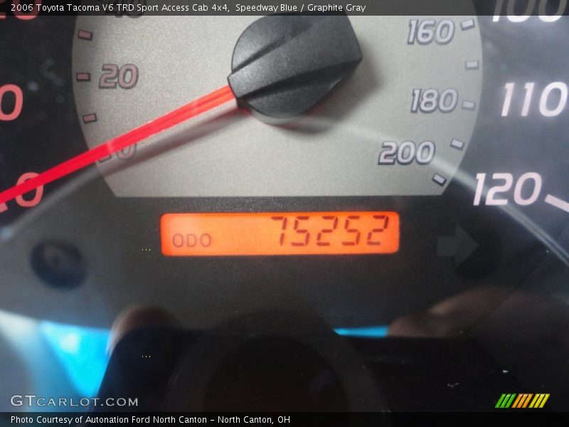 Speedway Blue / Graphite Gray 2006 Toyota Tacoma V6 TRD Sport Access Cab 4x4