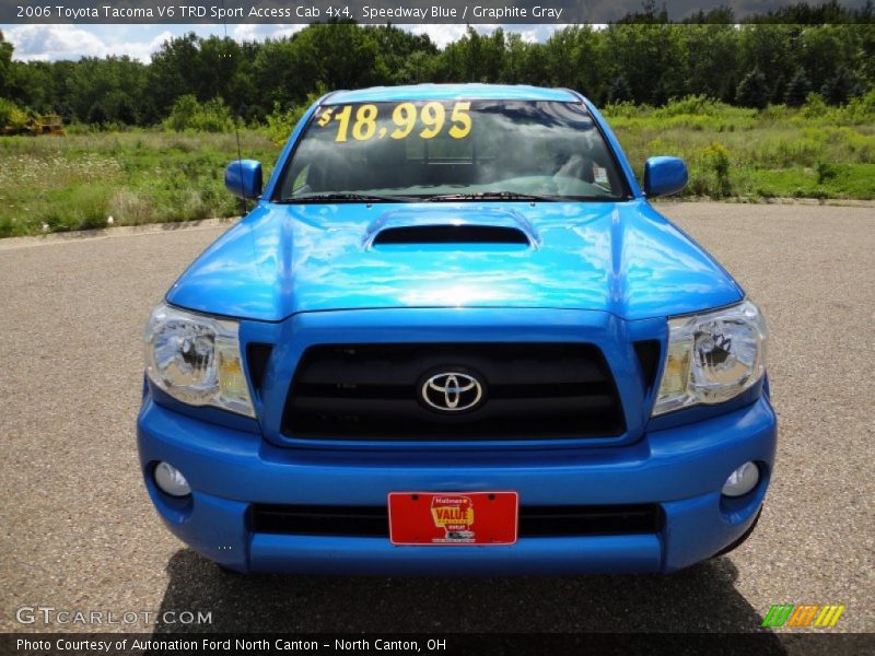 Speedway Blue / Graphite Gray 2006 Toyota Tacoma V6 TRD Sport Access Cab 4x4