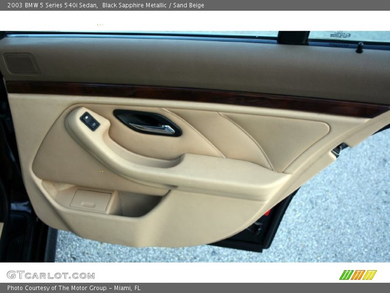 Door Panel of 2003 5 Series 540i Sedan