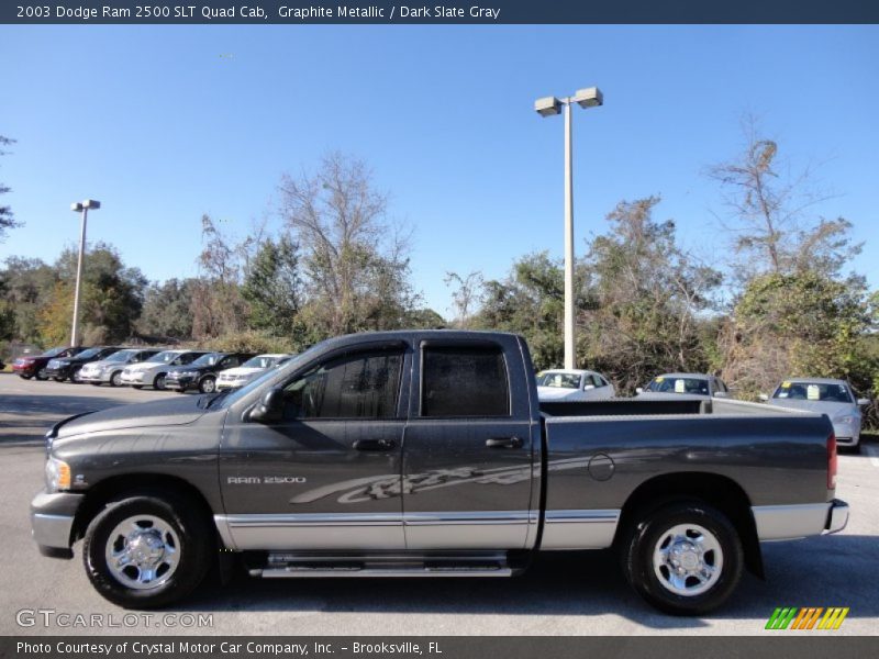 Graphite Metallic / Dark Slate Gray 2003 Dodge Ram 2500 SLT Quad Cab