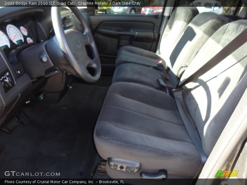 Graphite Metallic / Dark Slate Gray 2003 Dodge Ram 2500 SLT Quad Cab