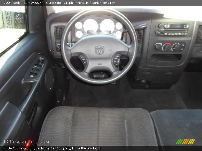 Graphite Metallic / Dark Slate Gray 2003 Dodge Ram 2500 SLT Quad Cab