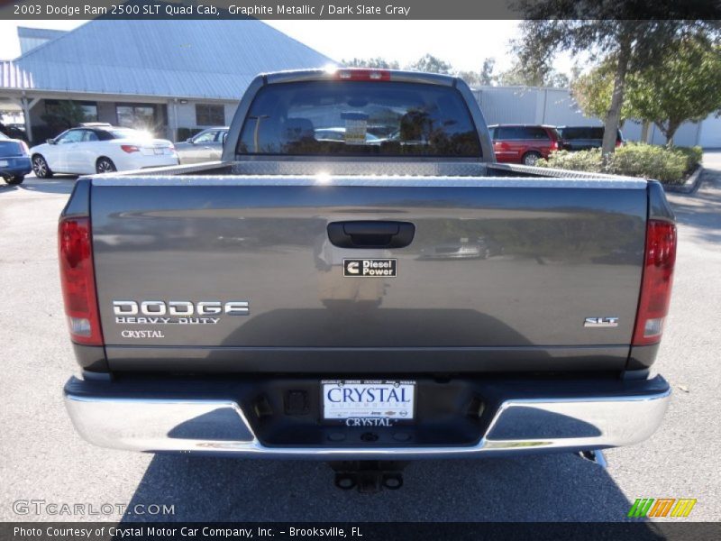 Graphite Metallic / Dark Slate Gray 2003 Dodge Ram 2500 SLT Quad Cab