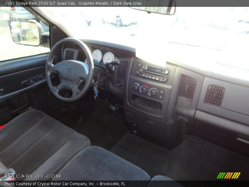 Graphite Metallic / Dark Slate Gray 2003 Dodge Ram 2500 SLT Quad Cab