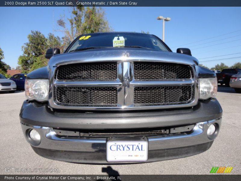 Graphite Metallic / Dark Slate Gray 2003 Dodge Ram 2500 SLT Quad Cab