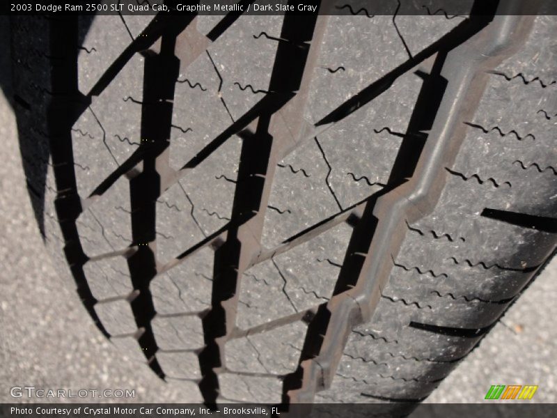 Graphite Metallic / Dark Slate Gray 2003 Dodge Ram 2500 SLT Quad Cab