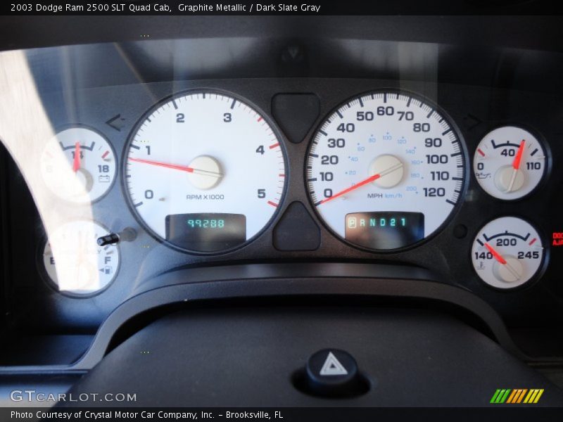  2003 Ram 2500 SLT Quad Cab SLT Quad Cab Gauges
