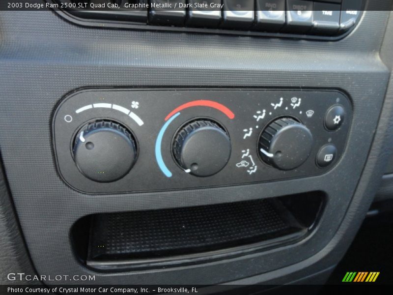 Graphite Metallic / Dark Slate Gray 2003 Dodge Ram 2500 SLT Quad Cab