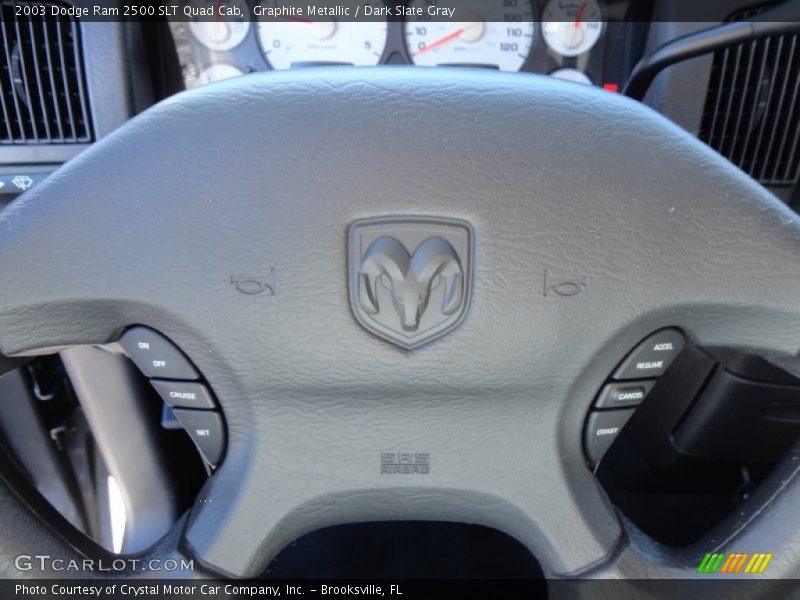 Graphite Metallic / Dark Slate Gray 2003 Dodge Ram 2500 SLT Quad Cab