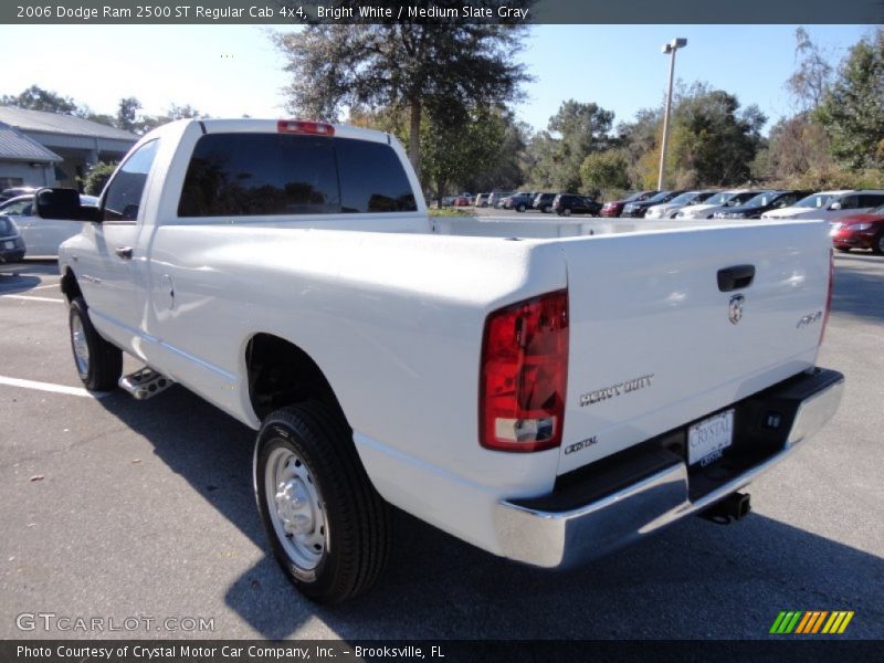Bright White / Medium Slate Gray 2006 Dodge Ram 2500 ST Regular Cab 4x4