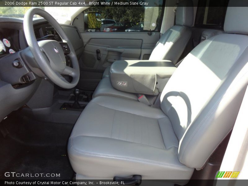 Bright White / Medium Slate Gray 2006 Dodge Ram 2500 ST Regular Cab 4x4