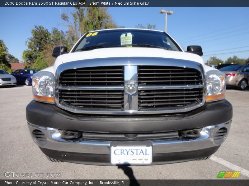 Bright White / Medium Slate Gray 2006 Dodge Ram 2500 ST Regular Cab 4x4