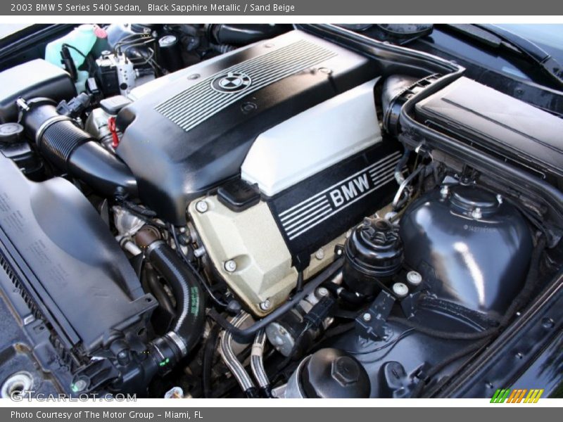  2003 5 Series 540i Sedan Engine - 4.4L DOHC 32V V8