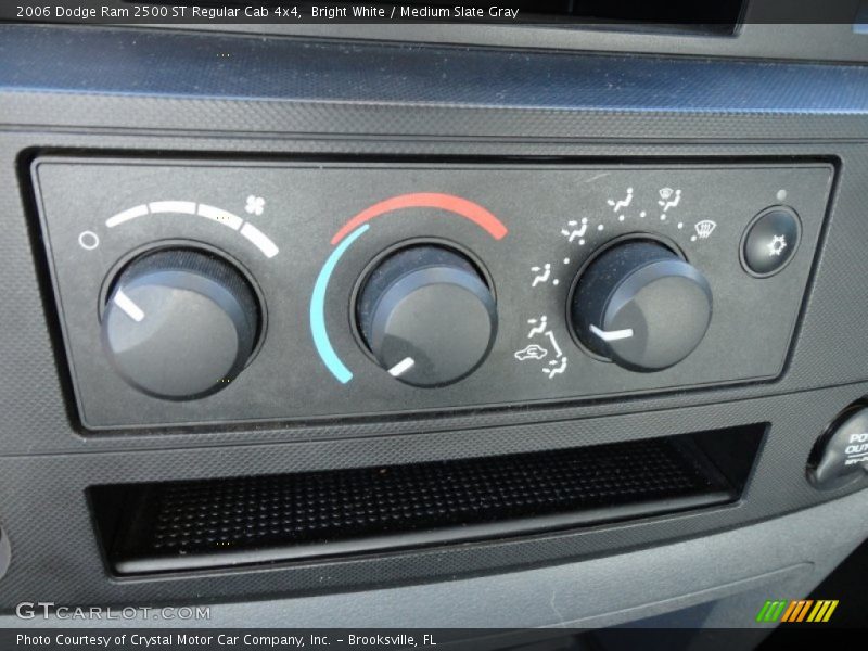 Controls of 2006 Ram 2500 ST Regular Cab 4x4