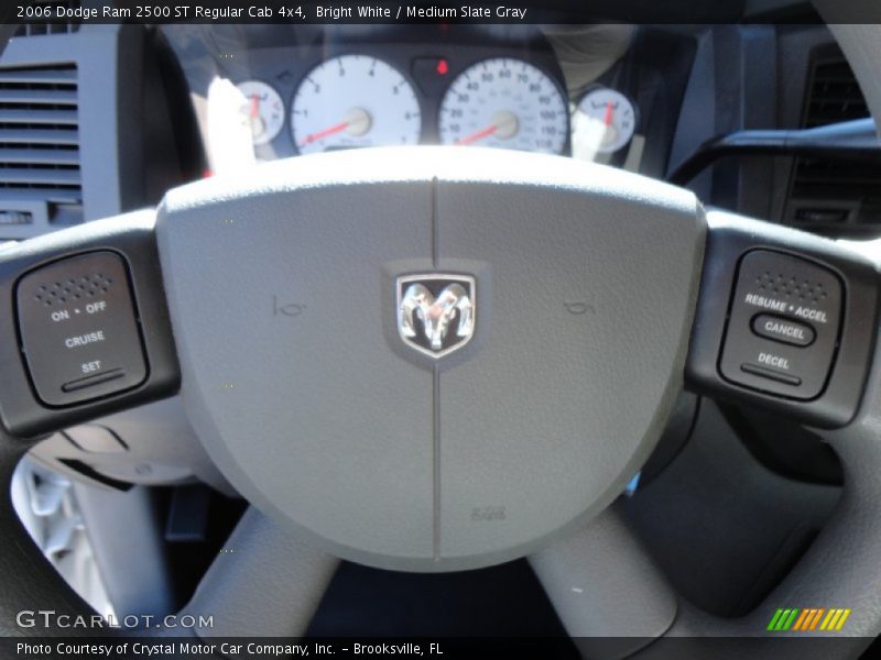 Bright White / Medium Slate Gray 2006 Dodge Ram 2500 ST Regular Cab 4x4