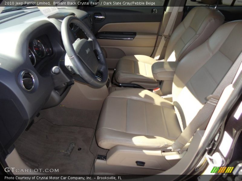 Brilliant Black Crystal Pearl / Dark Slate Gray/Pebble Beige 2010 Jeep Patriot Limited