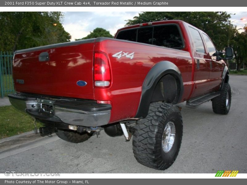  2001 F350 Super Duty XLT Crew Cab 4x4 Toreador Red Metallic