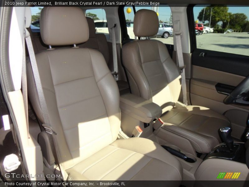 Brilliant Black Crystal Pearl / Dark Slate Gray/Pebble Beige 2010 Jeep Patriot Limited