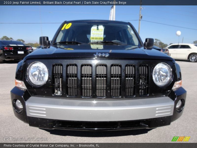 Brilliant Black Crystal Pearl / Dark Slate Gray/Pebble Beige 2010 Jeep Patriot Limited