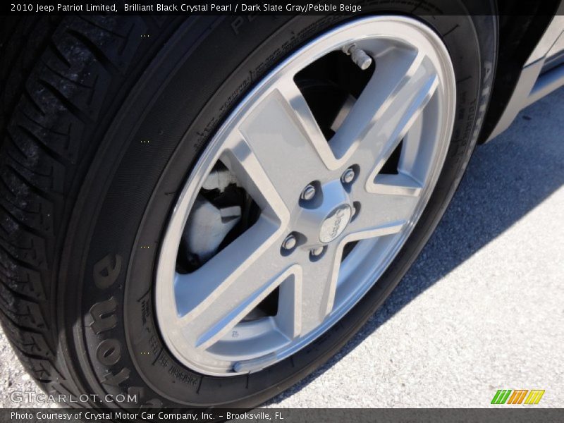 Brilliant Black Crystal Pearl / Dark Slate Gray/Pebble Beige 2010 Jeep Patriot Limited