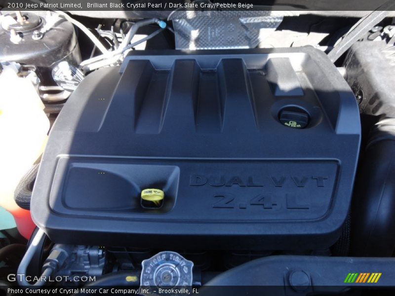 Brilliant Black Crystal Pearl / Dark Slate Gray/Pebble Beige 2010 Jeep Patriot Limited