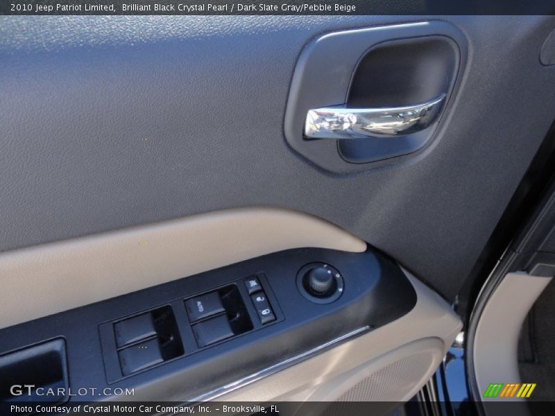 Brilliant Black Crystal Pearl / Dark Slate Gray/Pebble Beige 2010 Jeep Patriot Limited