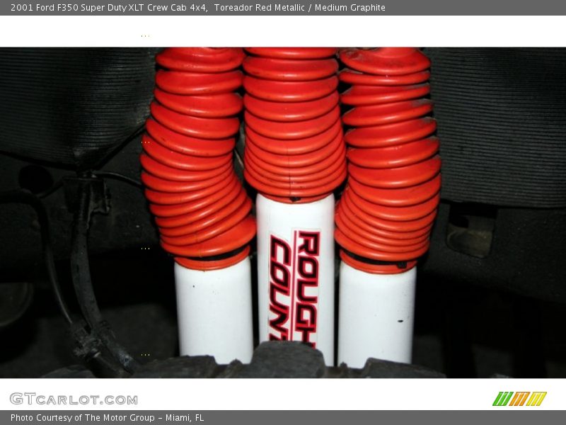 Toreador Red Metallic / Medium Graphite 2001 Ford F350 Super Duty XLT Crew Cab 4x4
