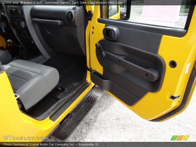 Detonator Yellow / Dark Slate Gray/Medium Slate Gray 2009 Jeep Wrangler X 4x4