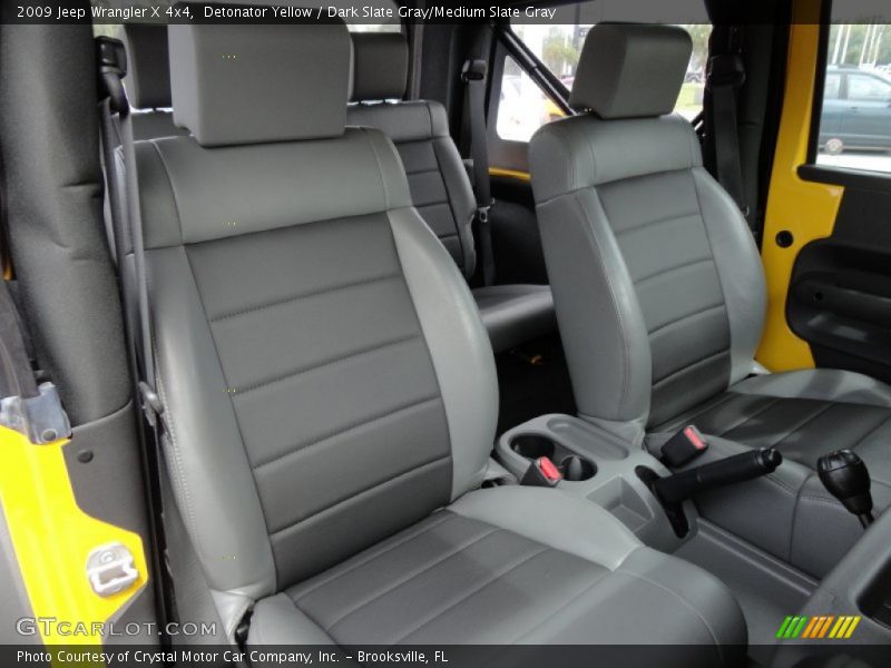 Detonator Yellow / Dark Slate Gray/Medium Slate Gray 2009 Jeep Wrangler X 4x4