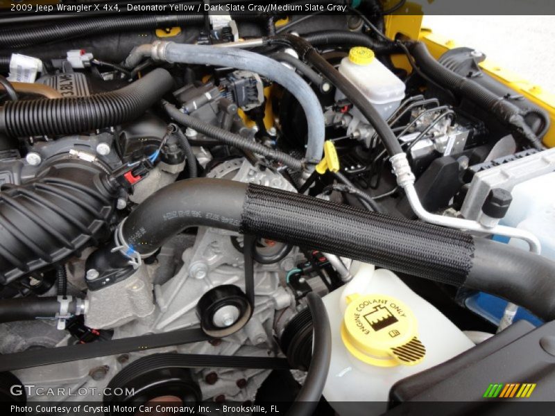 Detonator Yellow / Dark Slate Gray/Medium Slate Gray 2009 Jeep Wrangler X 4x4