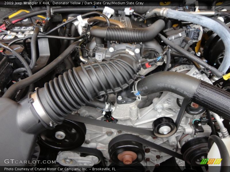 Detonator Yellow / Dark Slate Gray/Medium Slate Gray 2009 Jeep Wrangler X 4x4