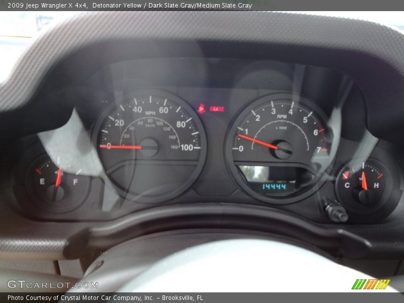 Detonator Yellow / Dark Slate Gray/Medium Slate Gray 2009 Jeep Wrangler X 4x4