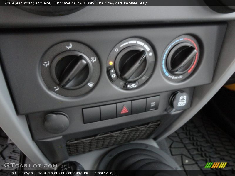 Detonator Yellow / Dark Slate Gray/Medium Slate Gray 2009 Jeep Wrangler X 4x4