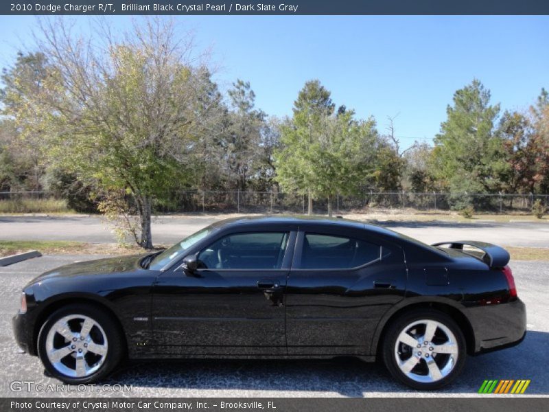 Brilliant Black Crystal Pearl / Dark Slate Gray 2010 Dodge Charger R/T