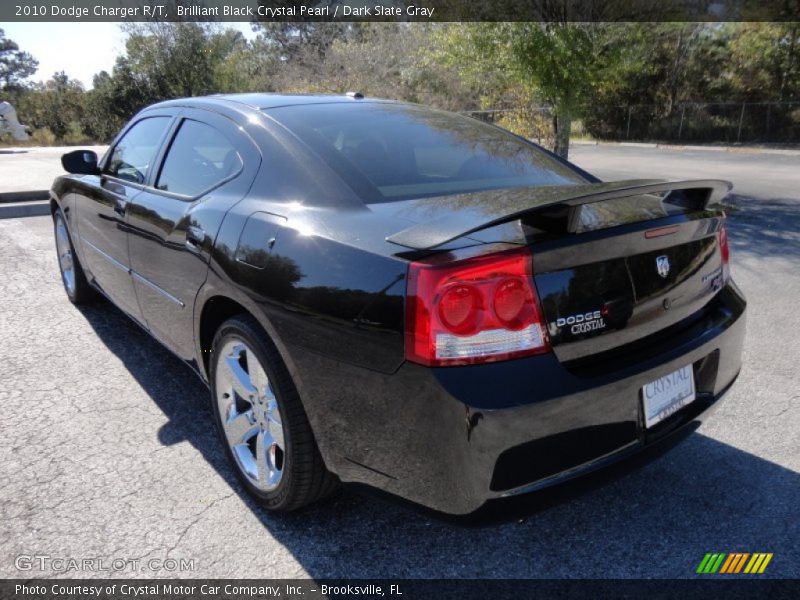 Brilliant Black Crystal Pearl / Dark Slate Gray 2010 Dodge Charger R/T