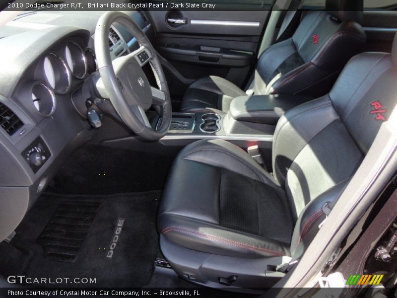 Brilliant Black Crystal Pearl / Dark Slate Gray 2010 Dodge Charger R/T