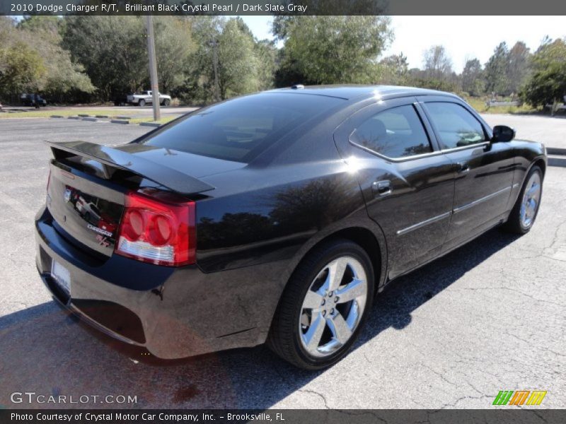 Brilliant Black Crystal Pearl / Dark Slate Gray 2010 Dodge Charger R/T