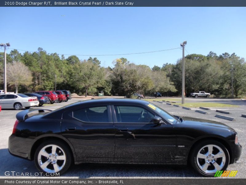 Brilliant Black Crystal Pearl / Dark Slate Gray 2010 Dodge Charger R/T