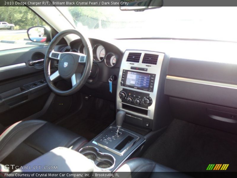 Brilliant Black Crystal Pearl / Dark Slate Gray 2010 Dodge Charger R/T
