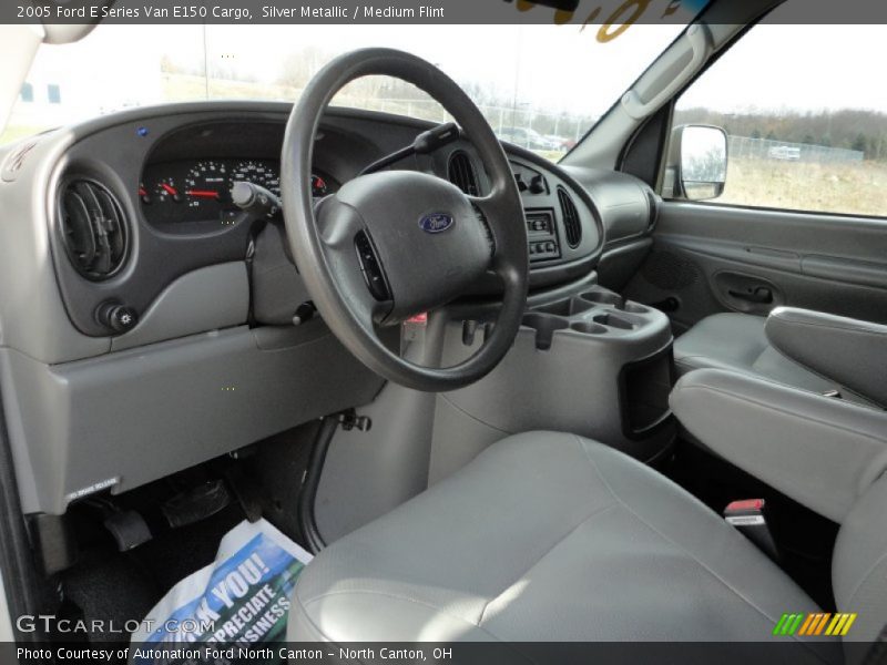 Silver Metallic / Medium Flint 2005 Ford E Series Van E150 Cargo